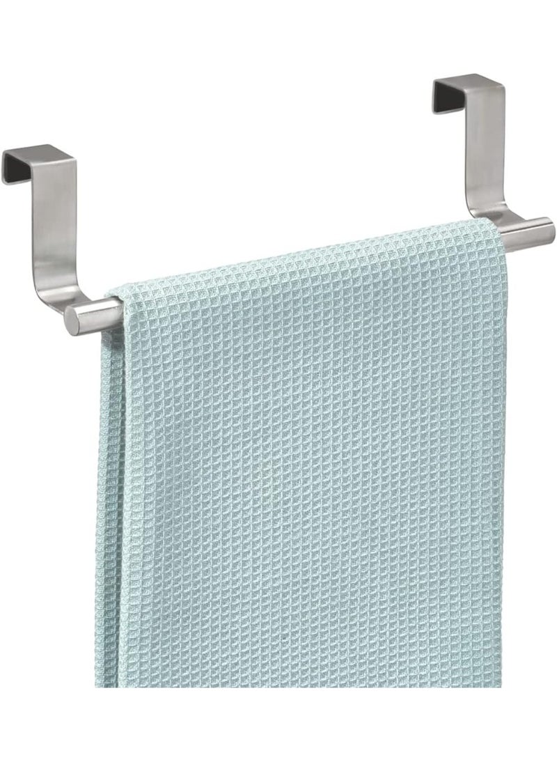 Stainless steel cabinet towel rack, towel and washcloth holder for bathroom and kitchen - Image 1